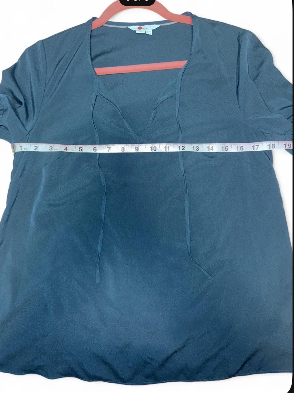 Boden Teal Top Blouse with 3/4 Sleeves Size US 6